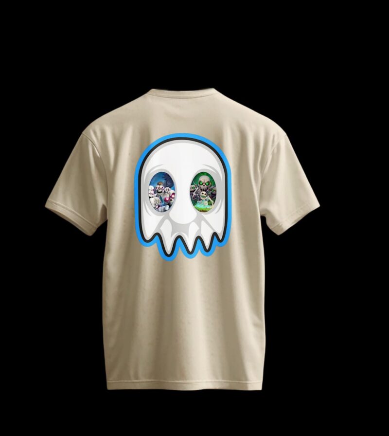 Printed : Off White T shirt - Image 3